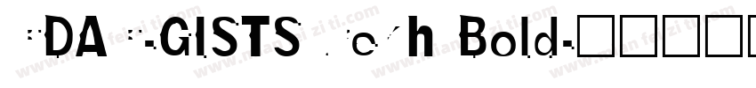 CDAC-GISTSurekh Bold字体转换